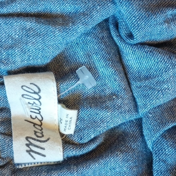 Madewell Denim Off The Shoulder Dress RRR - Picture 3 of 5